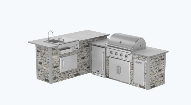 Coyote Outdoor Kitchen Island G-7