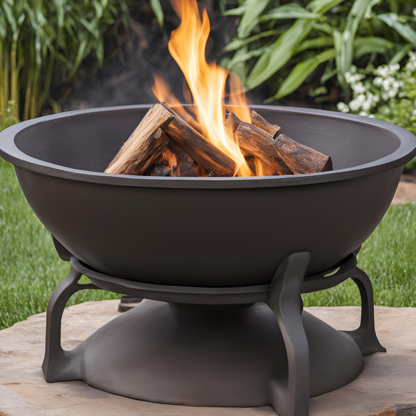 Piazza Patio Grenada Cast Iron Fire Bowl